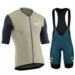 Cycling Jersey Sets Men PNS Pas Normal Studios 2023 Summer Short Sleeves Bibs Shorts Suit Bicycle Clothing Set MTB Uniform Shirt 231010
