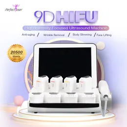 Hifu Machine Yüksek Yoğunluklu Odaklı Ultrason Yüz Kaldırma Vücut Zayıflama Kırışıklık Çıkarma Güzellik Cihazı Salon Ev Kullanımı