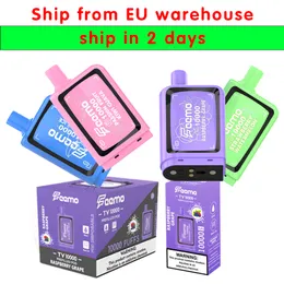 Original Feemo TV 10000 Puffs Bar Disposable Vape Local Warehouse E Cigarette Disposable pod 10K puffs Pod Disposable Prefilled Pod 20ml vaper vapor