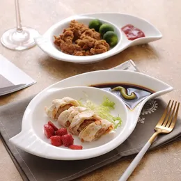 Borden onregelmatige vorm Keramiek dinerbord Diverse porseleinen doos Off Dessert serveerschaal Servies voor salade Koekjes en ijs 231011