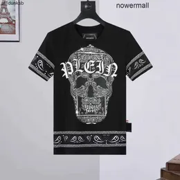 Streetwear Plein Philipps T-shirt a colori in pp slim T-shirt rotonda Stampa fit design in pp Estate 783 Collo da uomo casual M-xxxL T-shirt Skulls Designer M6IQ