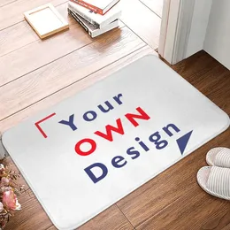 Carpets Custom Customize Unique Exclusive Gift Giving Bath Non-Slip Carpet Your Own Design Mat Entrance Doormat Floor Decoration Rug 231010