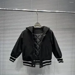 Jackets 2023 Autumn And Winter Boys Girls Black Even Buy Jacket Brand High-quality Warm 3 4 6 8 10 12 Years