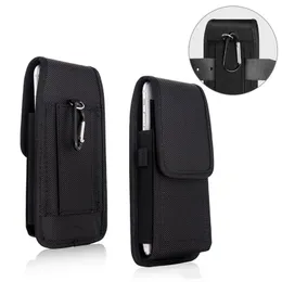 Belt Clip Holster Universal Phone Cases Nylon Pouch For iPhone 15 14 13 12 11 pro max Samsung S23 Huawei Moto LG Sport Waist Pack Bag Flip Moblie For 4.5-7.0 inch