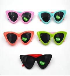 Высококачественные детские солнцезащитные очки «кошачий глаз», детские уличные солнцезащитные очки, брендовые дизайнерские очки для мальчиков и девочек, UV4007155442