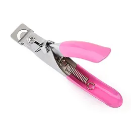 Cutter di nail art professionale Cutter gel UV Falso unghie False Cutters Acciaio inossidabile U One Word Clippers Manicure Strumento 0026 ZZ