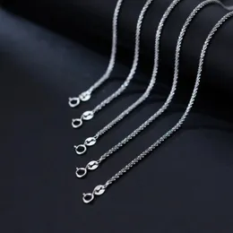 Pendant Necklaces 925 Sterling Silver Popcorn Chain Necklace For Women Jewelry On The Neck Long 40 45 50 55 60 70 80 CM Thick 2 MM Accessories 231010
