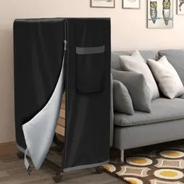 غلاف الغبار غطاء سرير قابلة للطي أوكسفورد مع منظم مرطب من سوستور للمنظم لأثاث غرفة نوم المنزل أغطية أغطية غبار 231007