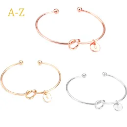 Bracciale regalo per il giorno per fidanzata, moglie, figlia, nome, lettera iniziale, braccialetto, regali, damigella d'onore, souvenir di nozze, bomboniera LL