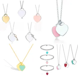 Colar designer de jóias pulseira colares cadeia pulseiras correntes link luxo jóias coração pingente personalizado amor pingentes mulheres mulheres aço inoxidável