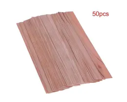 50pcs Wood Winks for Candles Sojowe lub wosk palmowe Making Making Materiend DIY Candle Family Party Codzienne narzędzie H09107705332