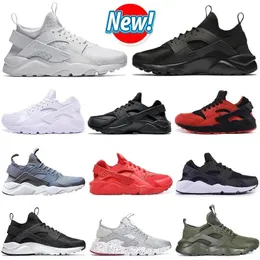 casual hurache shoes classic huarache ultra 4.0 1.0 triple white black men women mesh athletic trainers baskets designer running sports sneakers