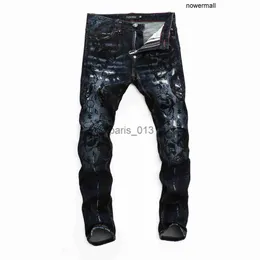 Denim Plein Biker Philipps pp Рваные мужские джинсы Дизайн BEAR Потертые классические модные повседневные мужские брюки из полипропилена Джинсы Skinny Rock Moto Мужские джинсы 157514 x0911 6HM2