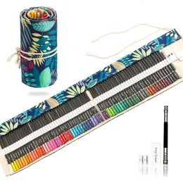 Crayon 72 Colored Pencil Set Painting Handpainted Doodle Map Book Roller Shutters Art Supplies School Crayons Stationery 231010