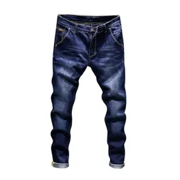 Mody męski swobodny jesienny jeansowy bawełna vintage myjka hip -hop Work Work Moders dżinsy spodnie Moda Hombre 2019 Męskie dżinsy 5261G