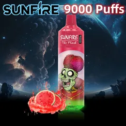 Shopping Distributörer Puff 9000 engångsbestämda stockar Cola Flavor 9000 10000 Puffs 9K 10K 12K Belgien Laddningsbart batteri LED -ljus Färg 10 smaker Vape penna Ecigs