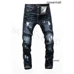 Design Plein 157493 Philipps pp Skinny Jeans Biker Mens BEAR Classic Ripped Fashion Moto Distressed PP Casual Man Jeans Jeans Denim Rock YH7M