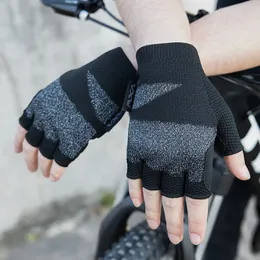 Cinco Dedos Luvas VXW HalfFinger Ciclismo Verão Respirável Almofada Protetora Absorção de Choque Acolchoado MTB BMX Road Racing Bicicleta Mulheres Homens 231010