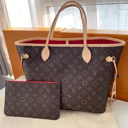 Designer Bag Luxury Womens PM MM GM Tote Bag Handväska med plånbok Purse Fashion Leather Brown Gitter Axelväska Hög CYG2310904-20