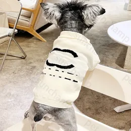 Designer süßer Hundepullover Hund Katze Print Pullover Strickwaren Schnauzer Bichon Corgi Teddy Haustier Strickpullover