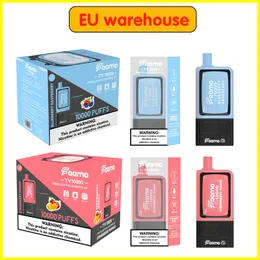 10K PULDS Vapor Disponable Starter Vape Box Kit FEEMO TV10000 Disponibel elektronisk cigarettmaskspol förångare med 20 ml EJUICE EU -frakt