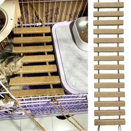 Cat Furniture Scratchers: Cat Bridge Ladder With Sisal Rope