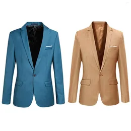 Garnitury męskie Slim Fit Suit Business dla mężczyzn Wygodne, ciepłe, miękkie uczucie ślubnych przyjęć urodzinowych Dzień