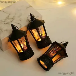 Other Festive Party Supplies Halloween Lights Retro Pumpkin Witch Skeleton Night Light Horror Ghost Lantern Hanging Party Decor Supplies R231011