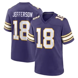 Football Jerseys Justin Jefferson Football Jersey Custom Youth Addison Dalvin Cook Harrison Smith Kirk Cousins Danielle Hunter Randy Moss Lewis Cine Hockenson Pat