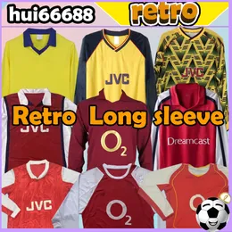 1971 2005 Retro Soccer Jerseys Gunner Henry 1971 88 91 94 96 2000 01 02 01 05 Bergkamp Henry Pires Adams Football Long Sleeve Men Football Shirts Uniforms