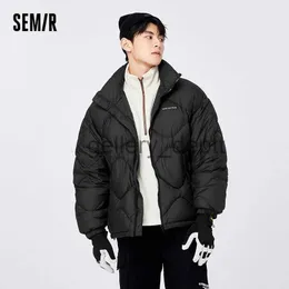 Parkas semir para baixo jaqueta masculina 2022 inverno novo casal três-prova quente e confortável tendência estilo simples jaqueta de pão j231010