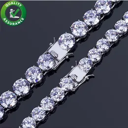 Hip Hop Jewelry Diamond Tennis Bracelet Iced Out Chains Mens Bracelets Luxury Designer Bangle Love Wedding Gifts 1Row 10mm Width 22544