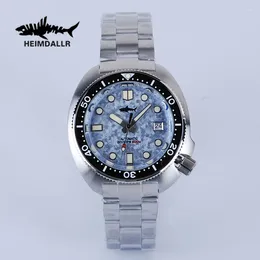 Orologi da polso Heimdallr Snowflake Abalone Orologi da sub da uomo Lunetta in ceramica con zaffiro Luminoso 200M Impermeabile NH35 Orologio meccanico automatico