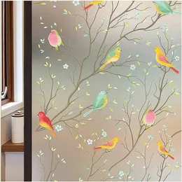 Other Decorative Stickers Window Films Privacy Static Cling Glass Film Non Adhesive 3D with Laser Tinting 231010