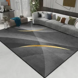 Carpet Luxury Grey for Living Room Home Decoration Coffee Table Large Area Rugs Bedroom Non slip Floor Mat Entrance Doormat 231011