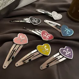 Francuski projektant metalowy klip do włosów moda 925 srebrne plastowane bb klip włosów romantyczne miłosne prezent butikowy biżuteria do włosów nowa arc de triomphe hair barrette