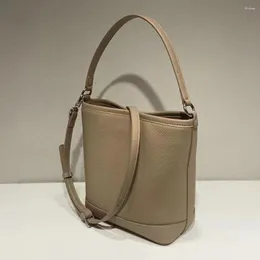 Borse da sera Borsa a secchiello Borsa a tracolla femminile in vera pelle Borsa da donna di alta qualità Designer Banchetto quotidiano Cross-body Premium