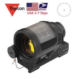 Mirino tattico da caccia Reflex Sistema di energia solare Trijicon SRS 1X38 Red Dot Mirino con ottica di montaggio QD Portata del fucile