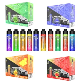 10000 puffs Vapor Vape Feemo Cannon Disponibla E Cigarett Big Cloud 18 ML E-JUICE E-CIG Fabriksförsörjning med 850mAh Vape Atomizer Battery Fast Frakt