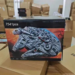 Bloki 7541PCS Millennium Ship Falcon Building Blocks Kompatybilne 75192 05132 Star Destroyer Bricks Prezenty urodzinowe T231011