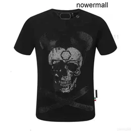 Pp Clothes Sleeve Plein Herren T-Shirts Baumwolle Philipps Funny Short pp Tees Printing Phillip Sommergröße Dqa Plain 46IP