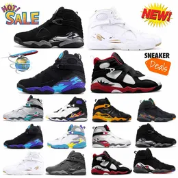 Jumpman 8s Men Basketball Shoes University Bordeaux Topaz Mist Flint Oregon Ducks wielokolorowe białe Aqua Raid Chile Red Local Magazyn na zewnątrz Sneaker