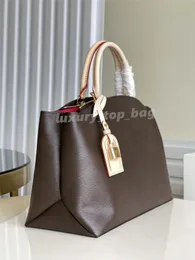 5Aファッションバッグデザイナークラシックレザープリントトートバッググランパレ女性ショッピングバッグハンドバッグ