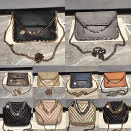 Nya modekvinnor handväska Stella McCartney Clutch Högkvalitativ lädersoppingväska