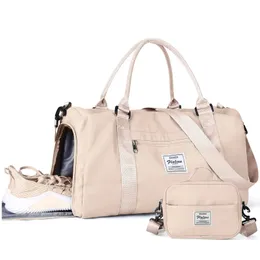 Спортивные сумки Дорожная сумка для женщин Weekender Gym с туалетными принадлежностями Ночной влажный карман для труда и доставки 231011