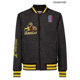 Jaquetas de beisebol Plein Philipps Casaco pp Jaqueta de algodão Exército Varsity Outwear URSO Mens FACULDADE Acolchoada JAQUETA Piloto Casual Bomber BASQUETEBOL 84166 Inverno IBF4