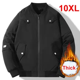 Mens Down Parka Giacca da baseball spessa Uomo Bomber invernale Giubbotto Plus Size 10XL Moda Casual Cappotto frangivento maschile Grande 231010