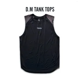 Men's Tank Tops Vest Mesh Fashion Sports Summer Breathable Sleeveless Sexy Letters Loose