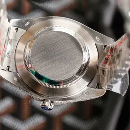 Luksusowe zegarek Rolaxes Out Watch Men Full Diamond For Watchs Data Just Ice Arabic Dial Automatyczny mechaniczny ruch na rękę na rękę Wodoodporne Sapphire L 65Q7