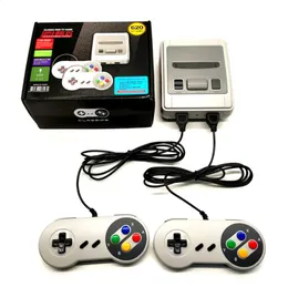 Ny Super Mini Retro Game Console med dubbla kontroller Classic HD TV Out Home Video Gaming Spelare Inbyggda 620 8 bitspel för SFC NES SNES med Box